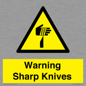 Warning Sharp Knives